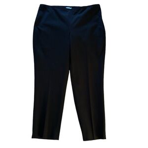 J. McLaughlin Navy Side Zip Cotton Pant Size 12